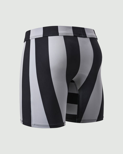 BODYBUILDING SHORTS – MOTORS / STRIPE GREY