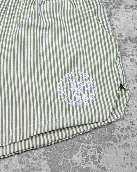 LIFTING SHORTS – OFFSHORE / STRIPE GREEN