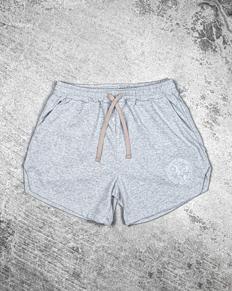 LIFTING SHORTS – COTTON / HEATHER GREY
