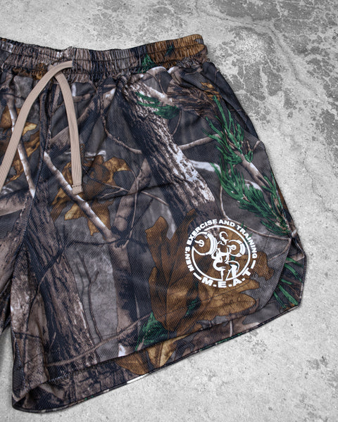 LIFTING SHORTS – PRINT / CAMO TIMBER