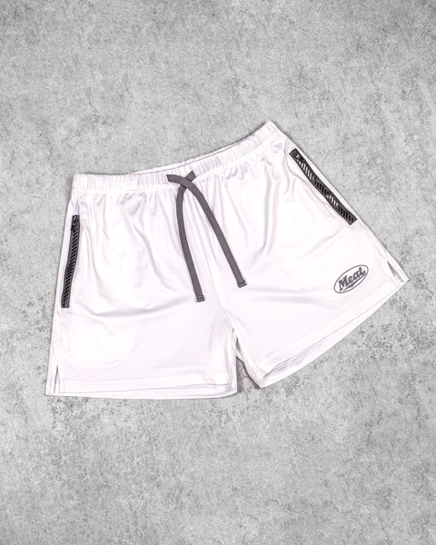 SQUATTING SHORTS – MOTORS / WHITE