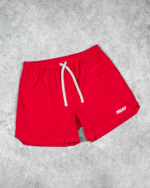 BENCHING SHORTS – CLASSIC / RED