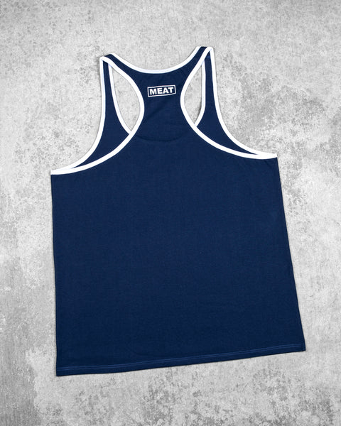 FLATBOTTOM STRINGER – ATHLETIC / NAVY BLUE
