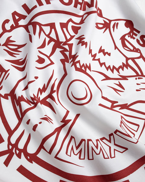 CUTOFF MUSCLE TEE - ORIGIN / WHITE