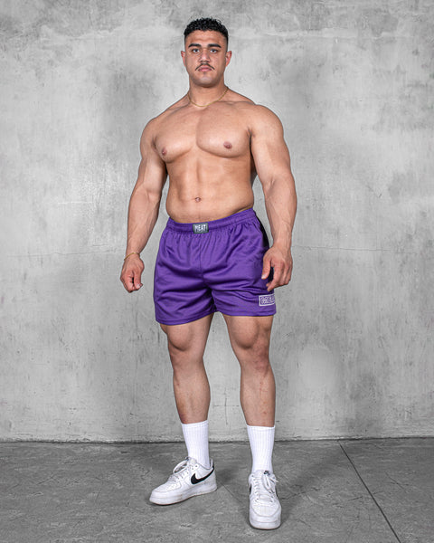 TRAINING SHORTS – PATCH / PURPLE