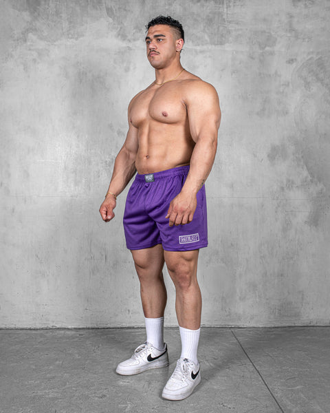 TRAINING SHORTS – PATCH / PURPLE