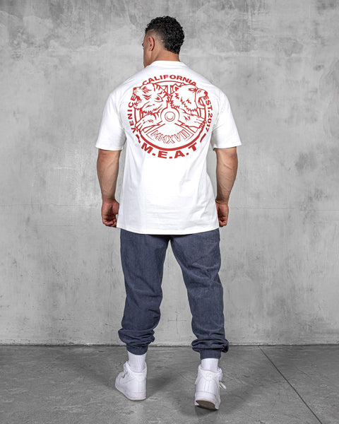 OVERSIZED TRAINING TEE – ORIGIN / WHITE