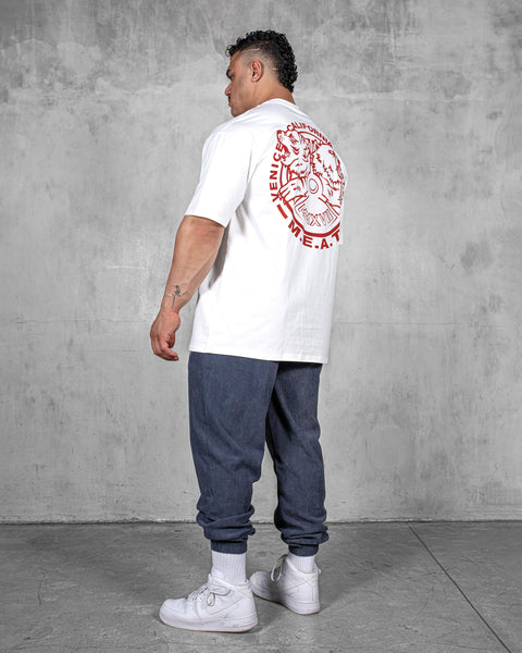 OVERSIZED TRAINING TEE – ORIGIN / WHITE