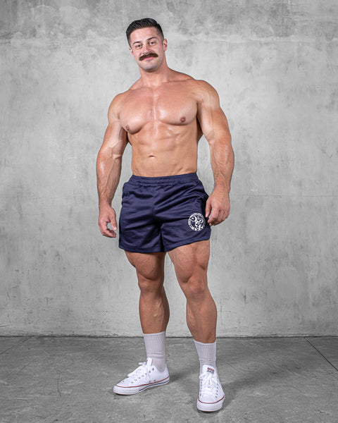 LIFTING SHORTS – MESH / NAVY BLUE
