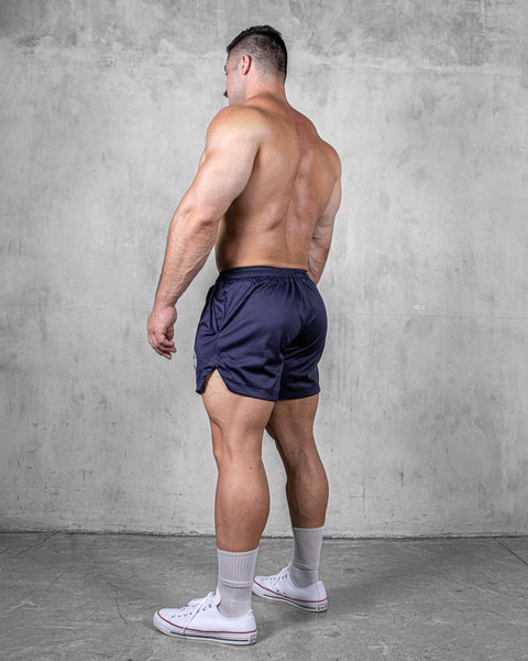 LIFTING SHORTS – MESH / NAVY BLUE