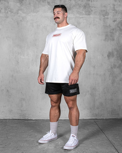 OVERSIZED TRAINING TEE – CLUB / WHITE (RED)