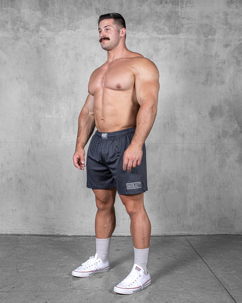TRAINING SHORTS – PATCH / GREY