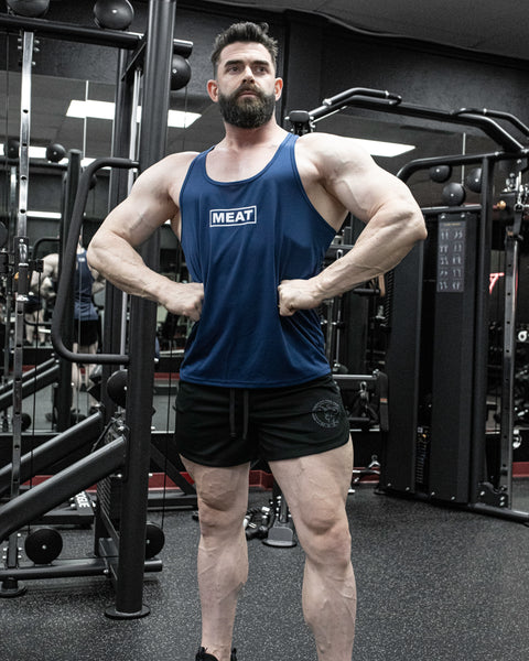 FLATBOTTOM STRINGER – MESH / NAVY BLUE