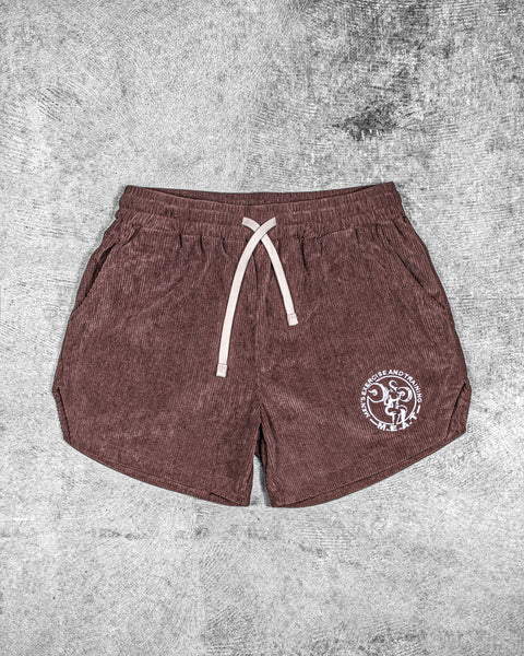 LIFTING SHORTS – CORDUROY / BROWN
