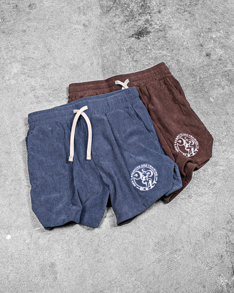 LIFTING SHORTS – CORDUROY / INDIGO BLUE