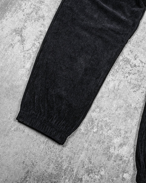 TAPERED JOGGERS – CORDUROY / BLACK