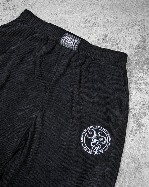TAPERED JOGGERS – CORDUROY / BLACK