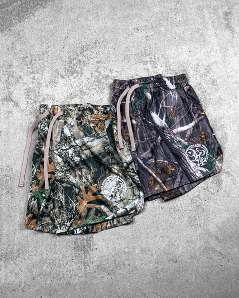 LIFTING SHORTS – PRINT / CAMO FOLIAGE