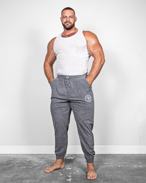 TAPERED JOGGERS – CORDUROY / SMOKEY GREY