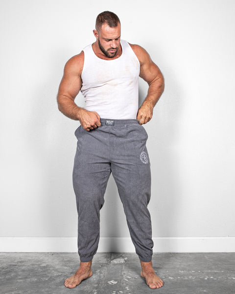 TAPERED JOGGERS – CORDUROY / SMOKEY GREY