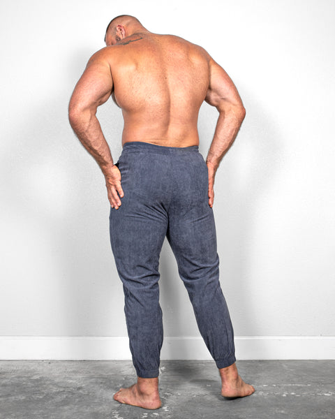 TAPERED JOGGERS – CORDUROY / ASH BLUE
