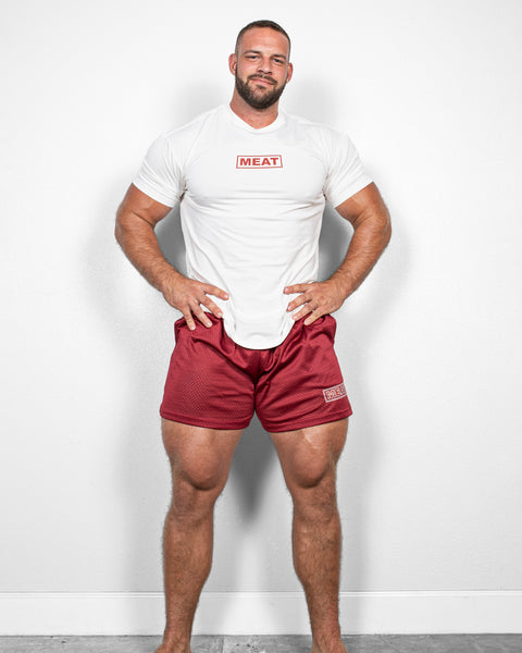 TRAINING SHORTS – PATCH / RED