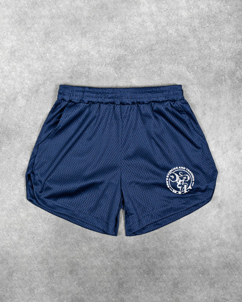 LIFTING SHORTS – MESH / NAVY BLUE