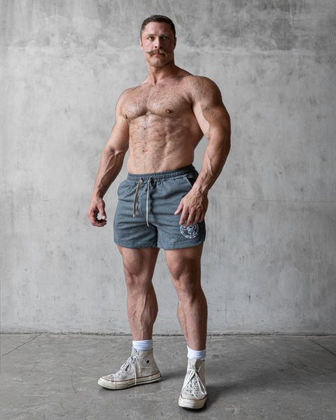 LIFTING SHORTS – COTTON / GRAPHITE GREY