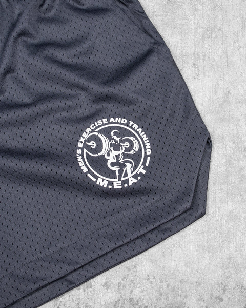 LIFTING SHORTS – MESH / GREY