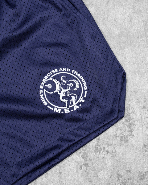 LIFTING SHORTS – MESH / NAVY BLUE