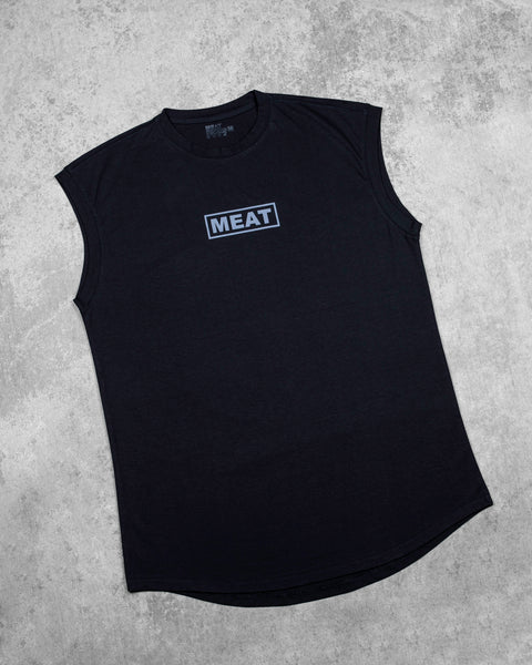 CUTOFF MUSCLE TEE - PRIMEBEEF / BLACK