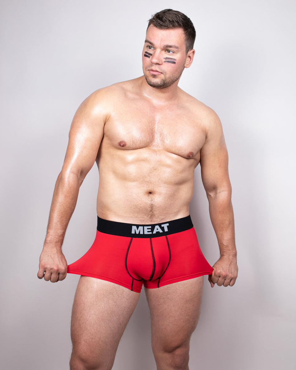 PERFORMANCE TRUNK – CLASSIC / RED – MEAT® SPORTSCLUB