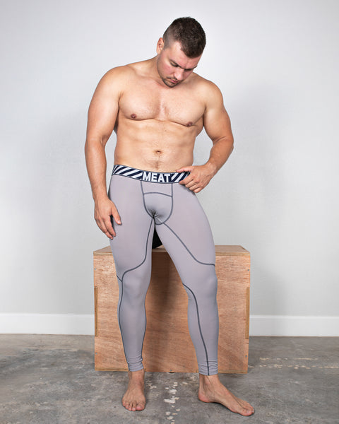 BASELAYER LEGGINGS – MESH / SMOKEY GREY