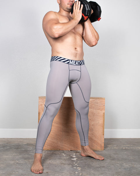 BASELAYER LEGGINGS – MESH / SMOKEY GREY