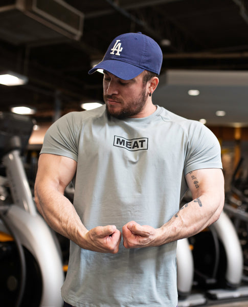TAPERED TRAINING TEE – CLASSIC / CERULEAN BLUE