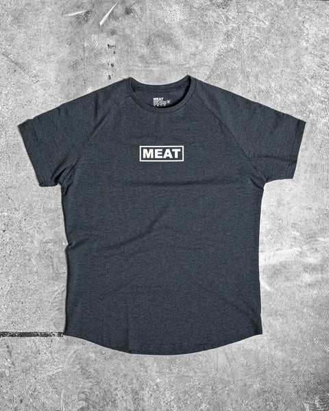 TAPERED TRAINING TEE – CLASSIC / GRAPHITE GREY