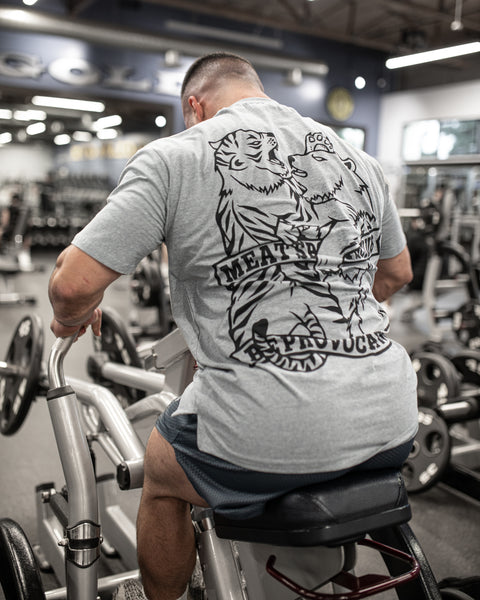 OVERSIZED TRAINING TEE – CLUB / HEATHER GREY