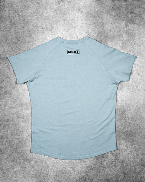 TAPERED TRAINING TEE – CLASSIC / CERULEAN BLUE