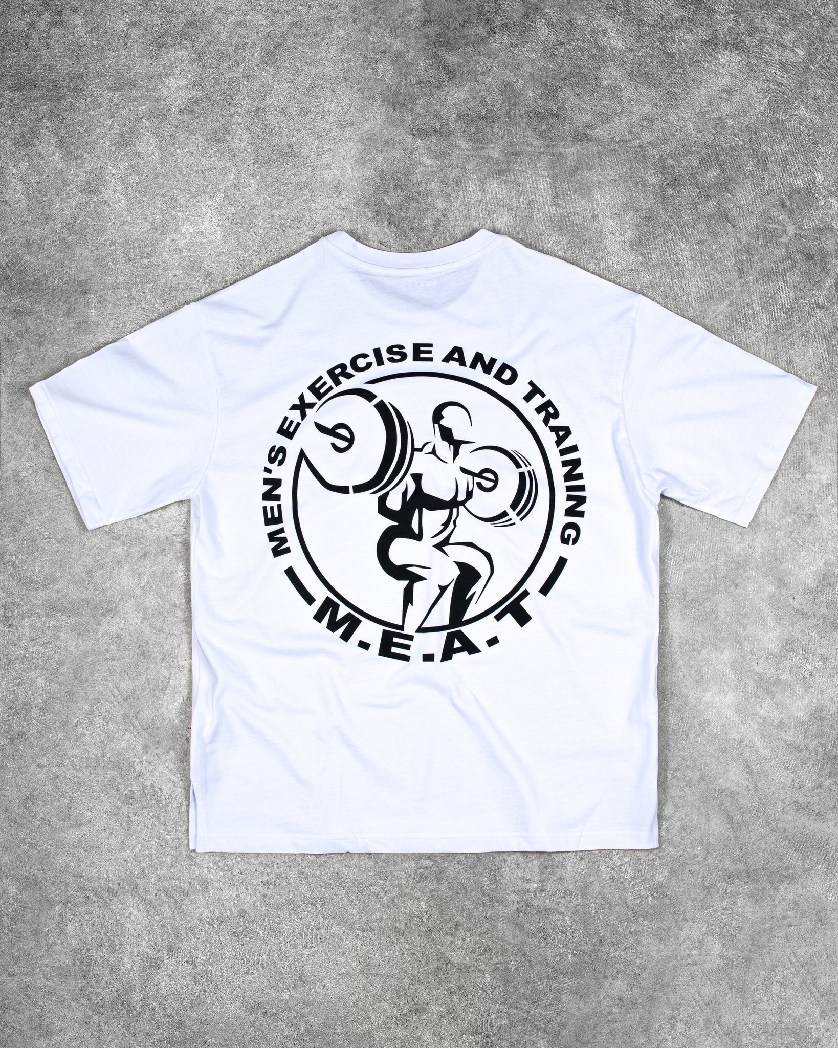 RELAXED FIT TRAINING TEE – HERITAGE / WHITE