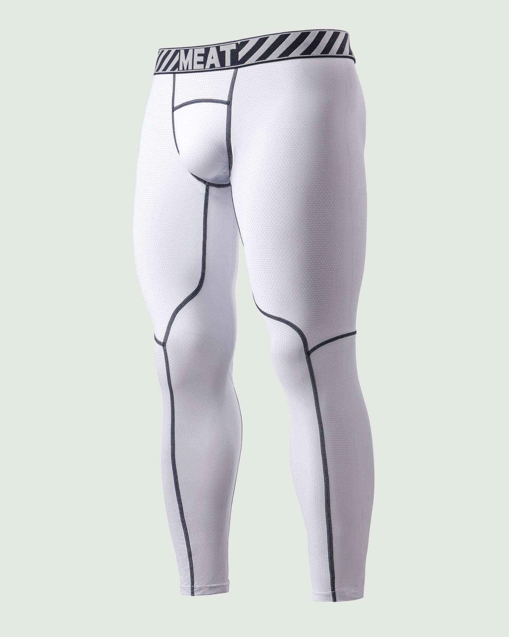BASELAYER LEGGINGS – MESH / WHITE