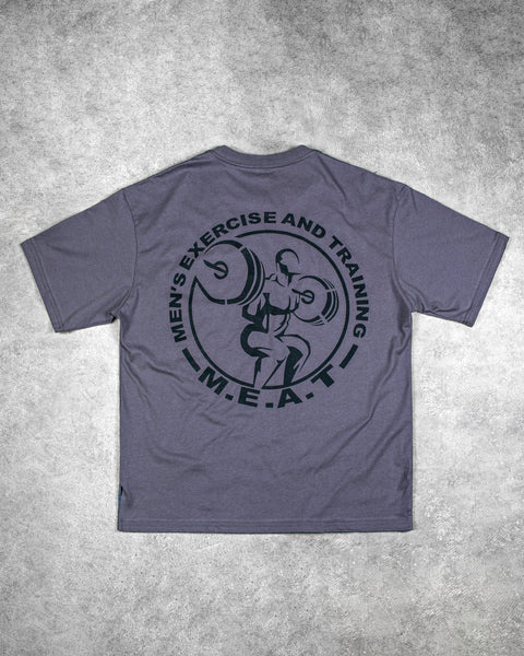 RELAXED FIT TRAINING TEE – HERITAGE / CHARCOAL GREY