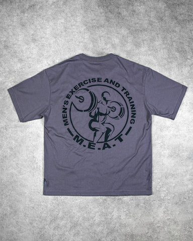 RELAXED FIT TRAINING TEE – HERITAGE / CHARCOAL GREY