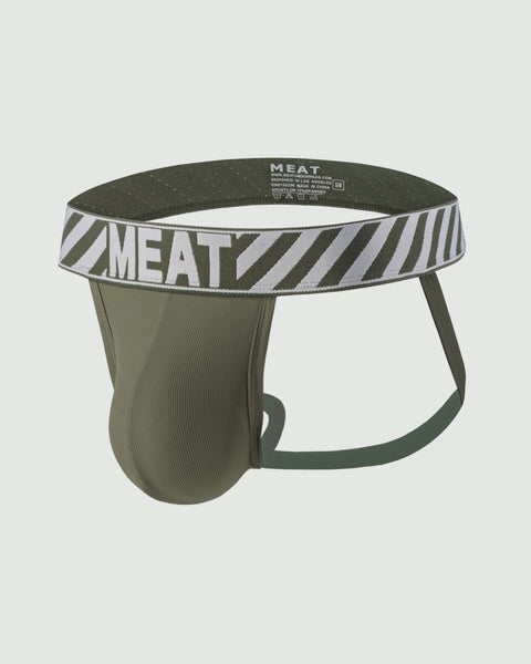 TRAINING JOCKSTRAP – RIBBED / CEDAR GREEN