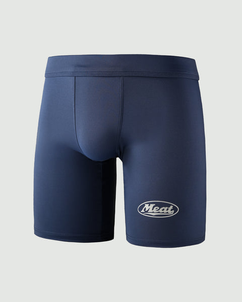 BODYBUILDING SHORTS – MOTORS / NAVY BLUE