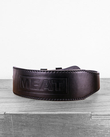 WEIGHTLIFTING BELT – LEATHER / BLACK