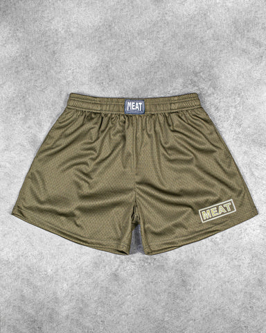 TRAINING SHORTS – PATCH / OLIVE GREEN