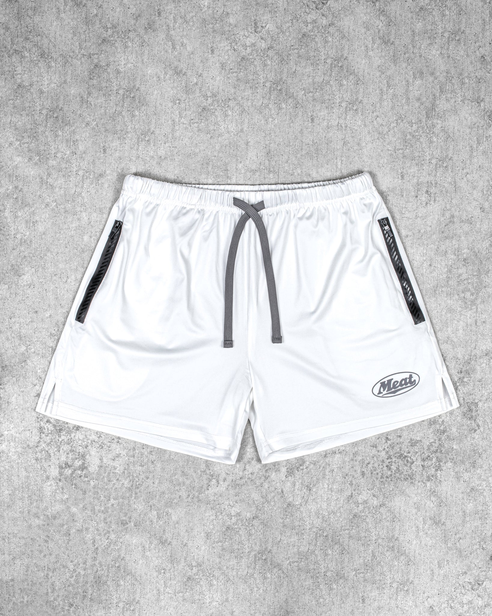 SQUATTING SHORTS – MOTORS / WHITE