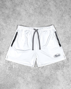 SQUATTING SHORTS – MOTORS / WHITE