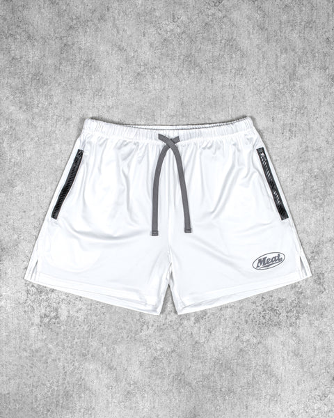 SQUATTING SHORTS – MOTORS / WHITE