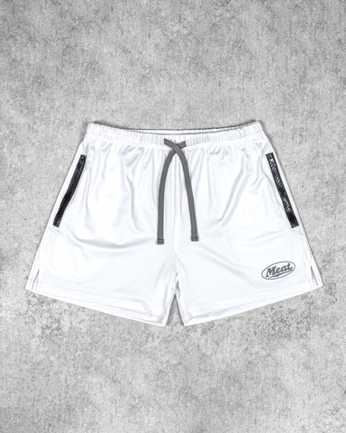 SQUATTING SHORTS – MOTORS / WHITE
